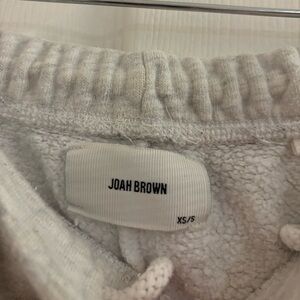 Joah Brown Heather Gray Fleece Joggers Sweatpants XS